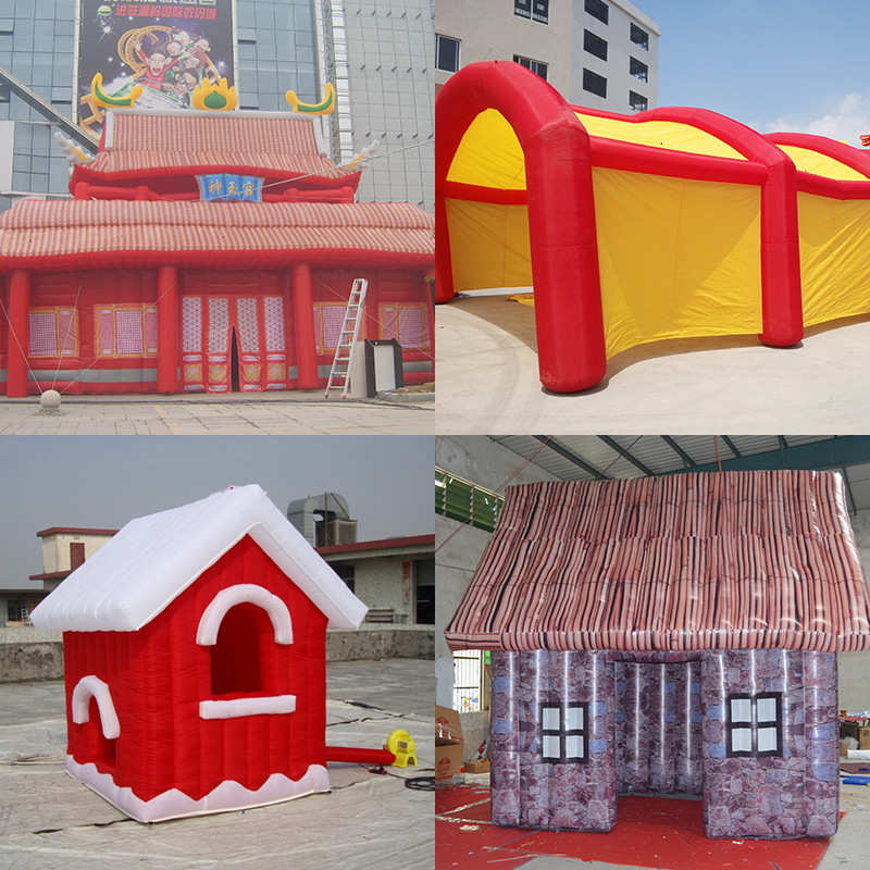 商场节日广告活动便携充气帐篷大型户外露营展销家用酒席移动喜篷