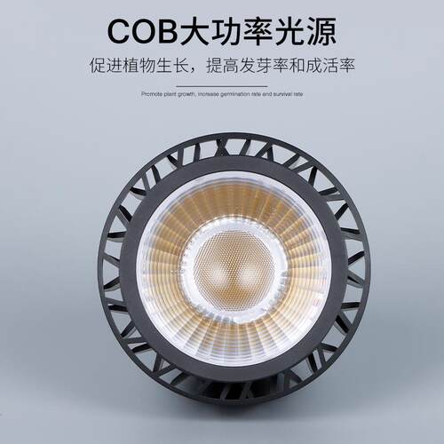 植物补光灯PAR38私模全光谱家居绿植上色灯块根蕨类植物灯