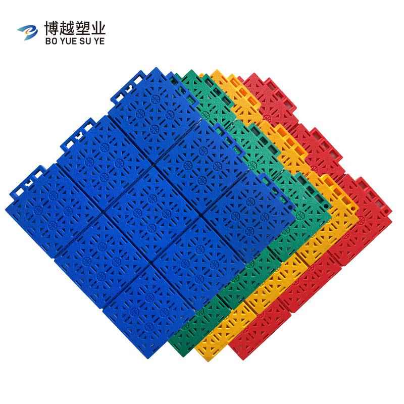 悬浮地板室外幼儿园篮球场悬浮式拼装地板防晒防滑生产供应商