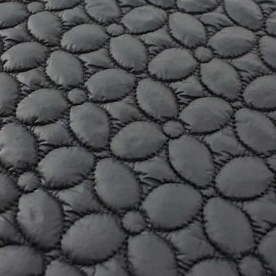 绣花面料涤纶布韩版花朵网布起泡绗缝绗绣厂童装棉服箱包刺绣布料