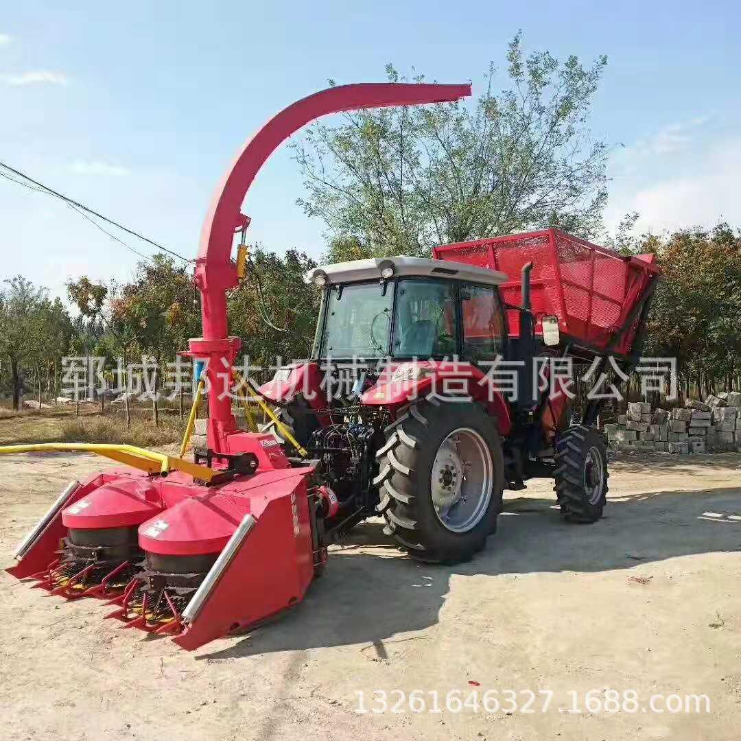 小麦玉米联合收割机全新青储机多功能农用收割机大型秸秆青贮机