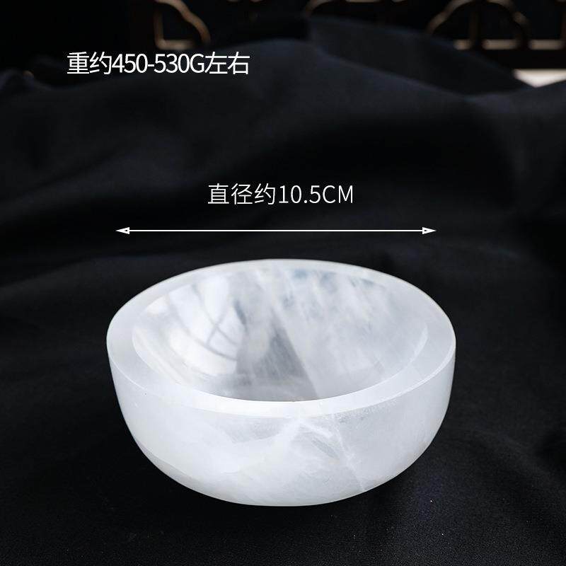 源头厂家天然水晶石摩洛石膏石碗碗消磁冥想摆件家居装饰工艺品
