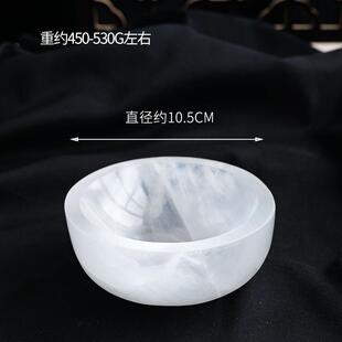 源头厂家天然水晶石摩洛石膏石碗碗消磁冥想摆件家居装饰工艺品