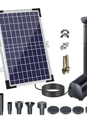 大功率太阳能水泵 12W直流景观喷泉 太阳能花园喷泉 BSV-SP100