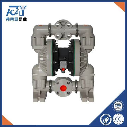 泵业FLYQ80F耐酸碱隔膜泵进料泵污泥泵浦FRPP工程隔膜泵