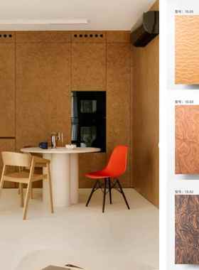 科定木饰面实木涂装板kd板木饰面板alpi科技木天然黑胡桃木护墙板