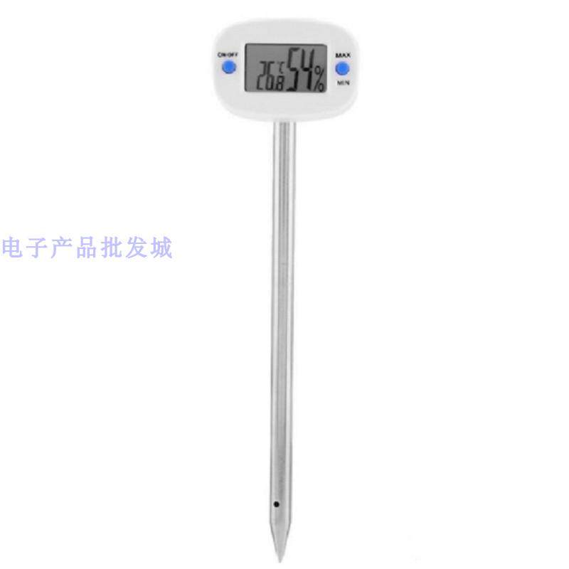 不锈钢土壤温湿度检测仪 TA290电子数显温度计 便携盆栽花草测试