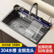 厨房加厚水槽大单槽洗菜盆304不锈钢洗碗槽家用洗碗池台下盆水池