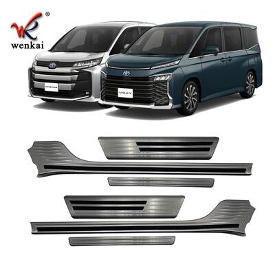 适用于丰田22款Voxy改装门槛条不锈钢踏板 Noah 90系专用迎宾踏板