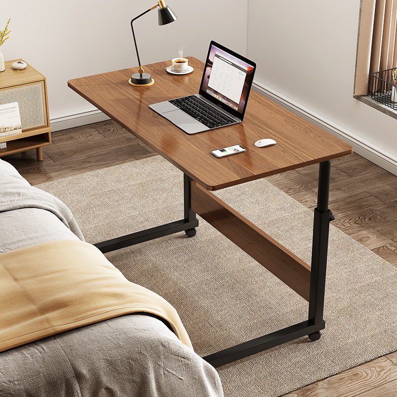 可移动办公桌移动床边客厅电脑桌