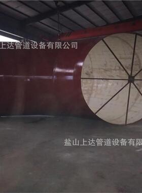 沧州排水用大口径对焊钢制Q235B弯头DN1000 90度长半径双法兰弯头