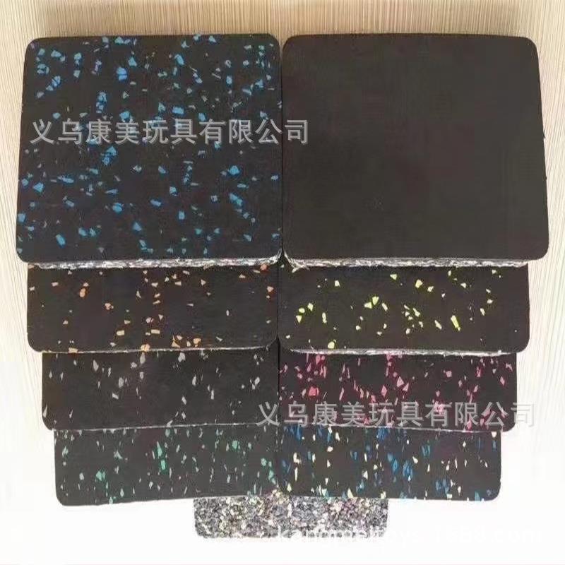 健冲身房压力量区板塑地胶砖专用缓健身橡胶减震地胶抗地垫哑家用