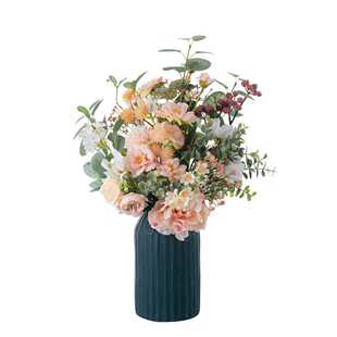 月下琴声手札仿真花家居装饰花假花婚庆手捧花束玫瑰墙饰CF01416