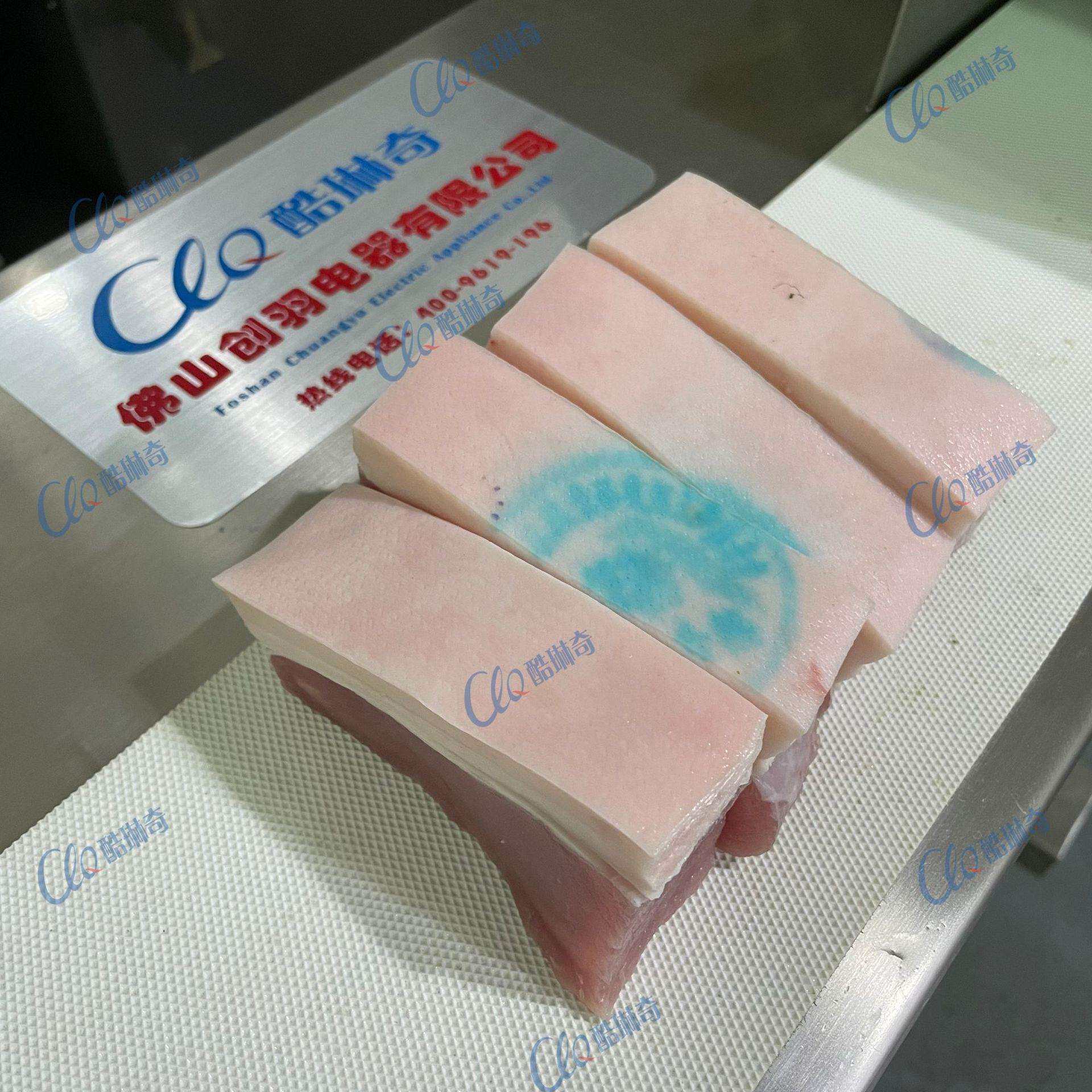l冻熟肉切鲜片机 冷牛肉猪肉肉切薄片机羊 大型全自动切肉STE条机