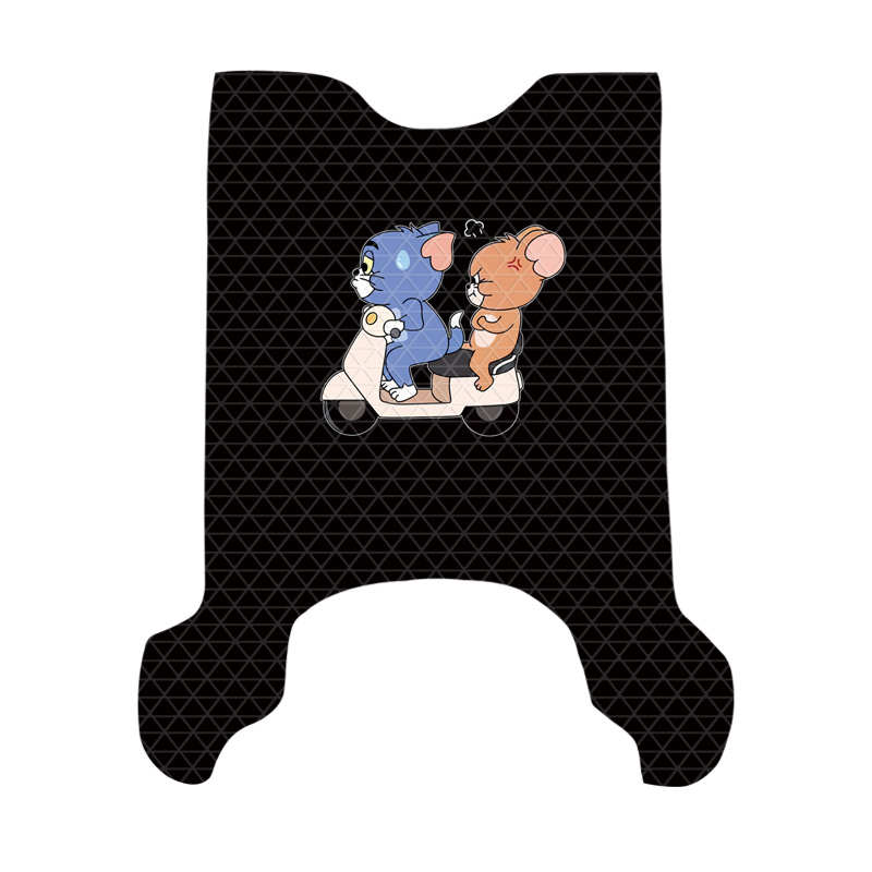 雅迪新款冠能M50-一D电瓶电动车脚垫脚踩踏板垫改装饰配件座垫套