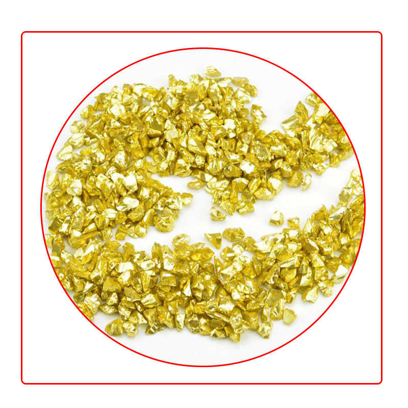 金砂银砂工程装饰玻璃砂艺术地坪用耐磨不掉金色玻璃砂银色玻璃砂