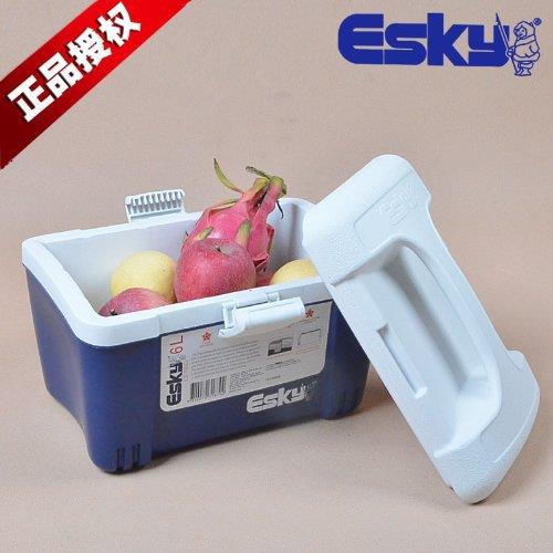 ESKY泡沫箱6L快递冻藏食品保温车载便携式野餐商用家用户外冰鲜盒