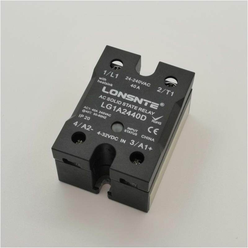 LG1A24120A蓝石固态继电器单相220VAC交流控制交流过零 SSR-120AA