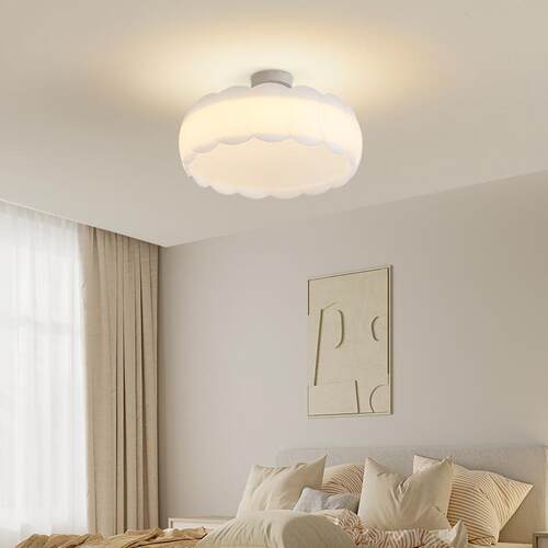 北欧圆形吸顶灯创意艺术led卧室灯简约现代温馨网红书房主卧灯具