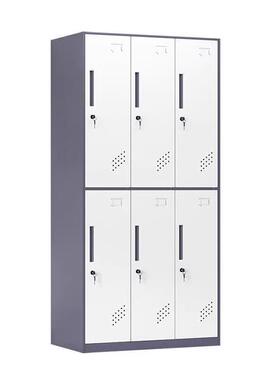 HU-02制员工宿舍钢更拆装柜套色存包加厚健衣身房柜游泳窄边带锁