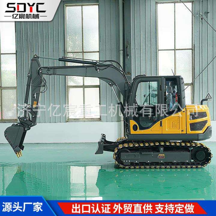 跨境履带挖掘机65型农用挖土挖掘机土方机械工程挖掘机破碎锤挖机