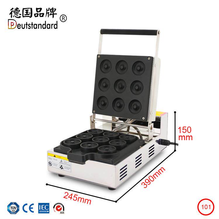 甜甜圈机商用电热烘培甜甜圈机香酥机电热甜甜圈烤饼机甜甜圈