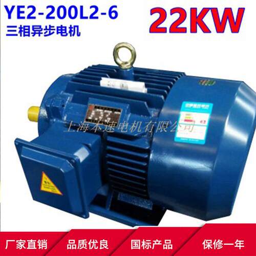 YE3系列三相异步电动机YE3-200L2-6 22KW 6极三相异步电机 马达