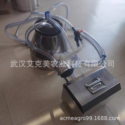 20升牛用羊用吸奶机挤奶机牛羊挤奶机配件不锈钢奶桶mai动挤奶器