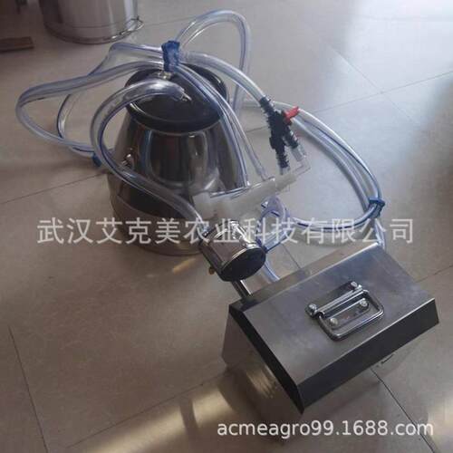 20升牛用羊用吸奶机挤奶机牛羊挤奶机配件不锈钢奶桶mai动挤奶器