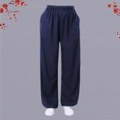 练功服武裤 高档太极裤 武侠戏曲灯运笼裤 男太极拳动裤 子 子术训练裤