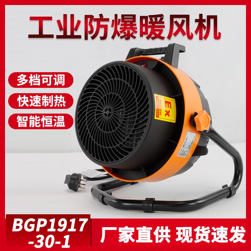 厂家直销便携式多档可调工业防爆暖风机工业散热风扇BGP1917-30-1
