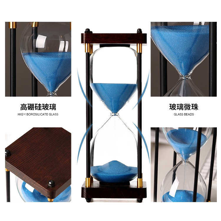 沙漏计时器儿童30学习60分钟创意复古一小时摆件时间流沙专用漏斗,居家日用,定时器/计时器,淘宝优惠券,粉丝福利购,淘宝优惠卷