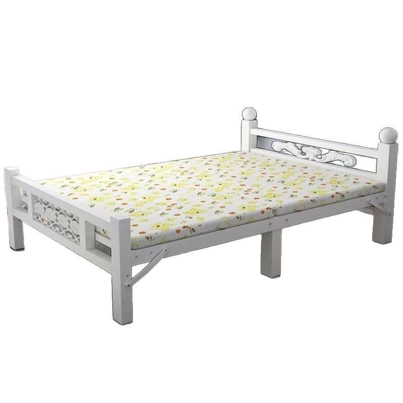 单人床1米2铁艺一米二床单人床床简易床铁床家用经济型1.2米1.5米