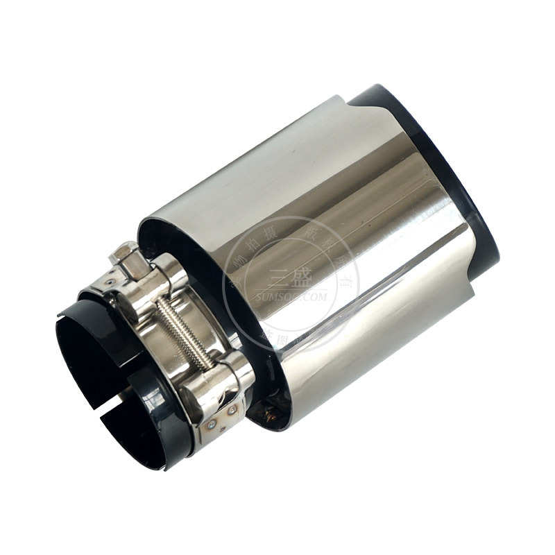 厂家改装通用89汽车排气管热卖新款不锈钢尾喉内彩三色可选尾喉