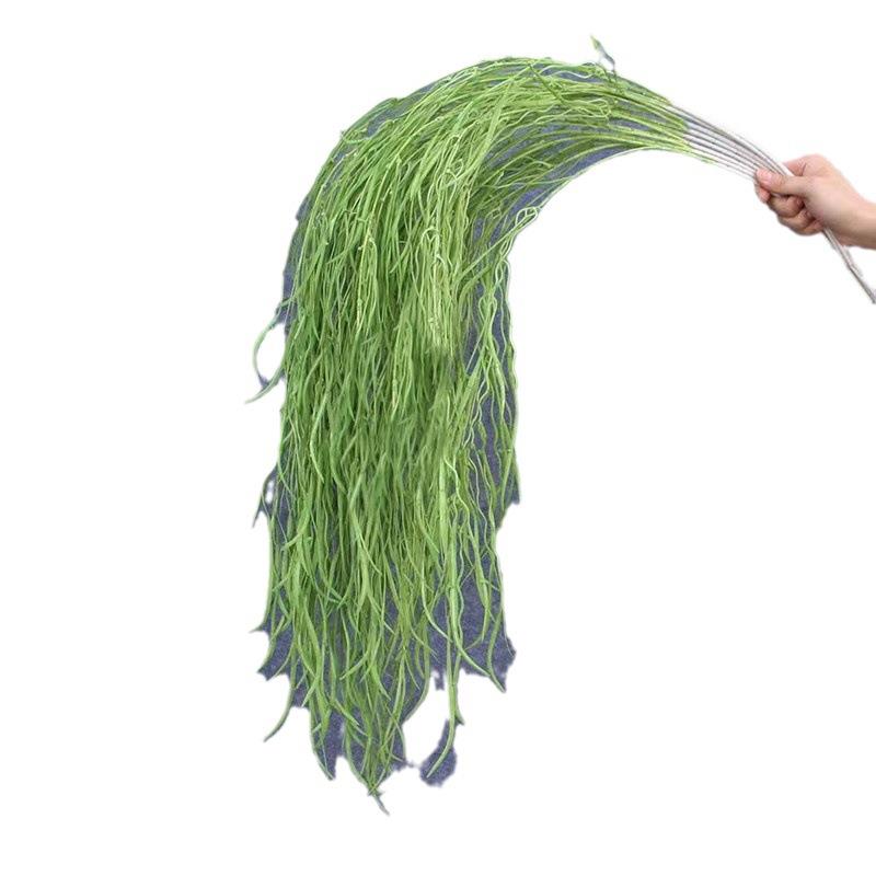 悬挂仿真花婚庆装饰柔丽丝彩色波纹草情人泪花艺塑料花流苏吊米
