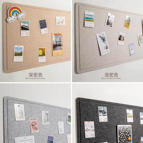 软木板软木板墙毛毡墙贴北欧风板自粘幼儿园作品展示照片墙公告栏