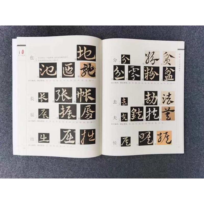 章草字法训练图集 刘东芹签名本 章草字法疑难草法归类字根研究