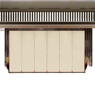 莫兰迪色屏风隔断折叠移动酒店客厅简约现代不透纯色奶油白折屏