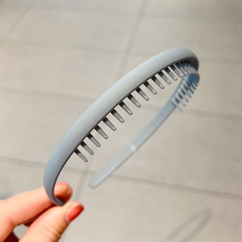 韩国简约磨砂防滑发箍成人发饰