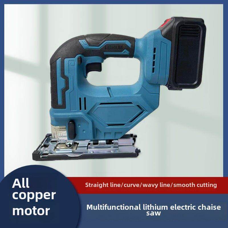 锂电曲线锯家用电锯多功能手持木板线锯小型电动切割机木工工具