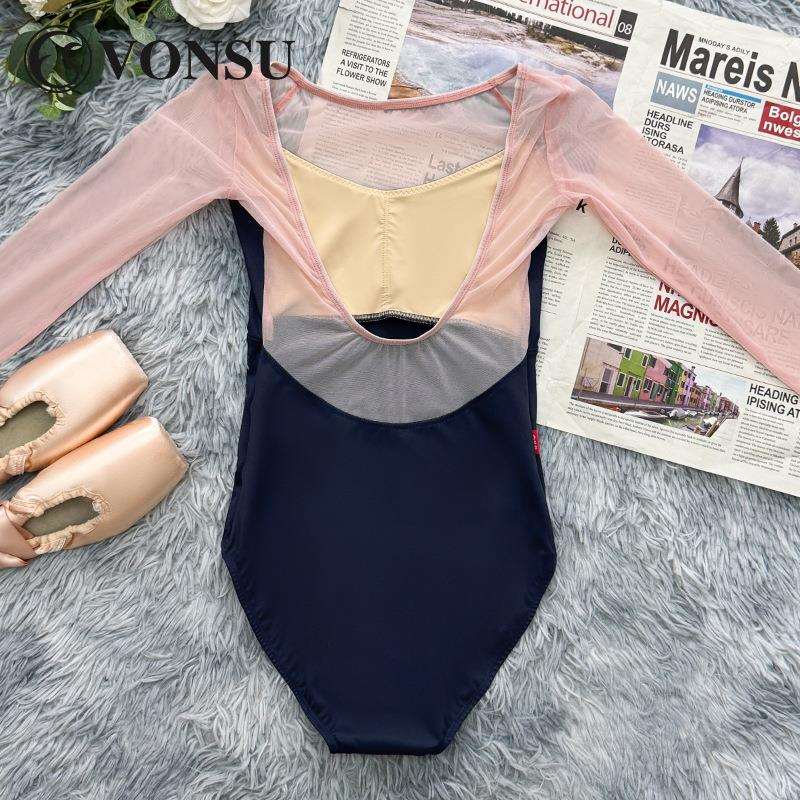 梵舒芭蕾舞练功服舞蹈体服连体服成人女新款形体服体操服