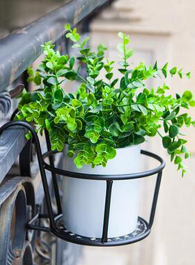 花架子阳台栏杆壁挂花架装饰摆件