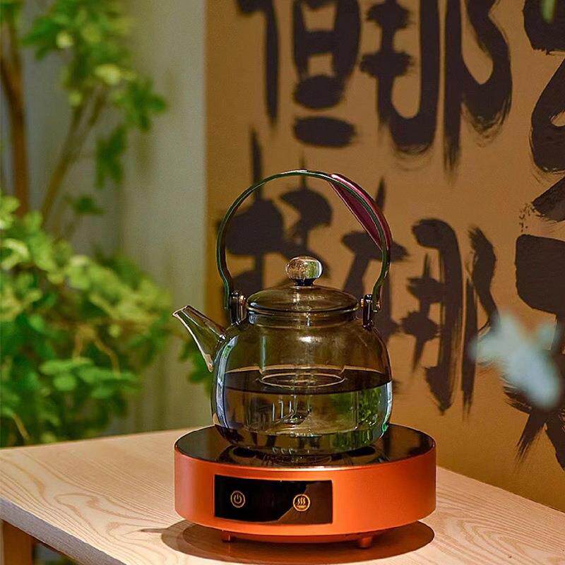 盖晋芳高硼硅玻璃茶蒸茶壶壶星空钮提梁壶家用大容量耐热烧水2023