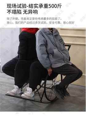 懒摇A988摇椅藤椅躺老爷椅大人午休老人家用人发户外沙阳台休闲椅