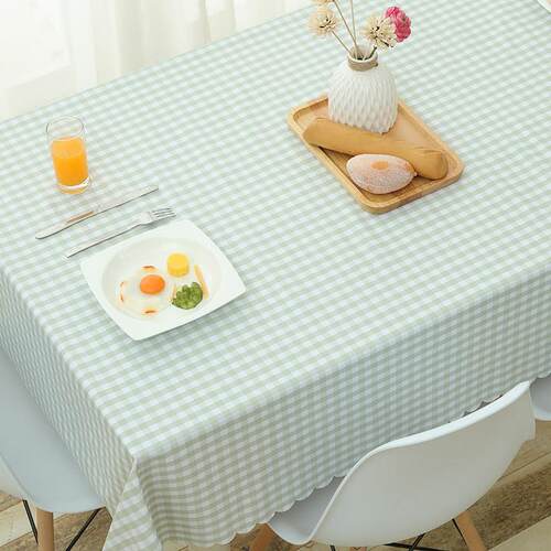 正品学桌子布斯防水和防油布不洗书桌在生织物流行的Pvc矩形桌堪