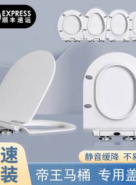 适配帝王CT2045CT3036CT2050TT015CT030马桶盖加厚静音缓降盖板