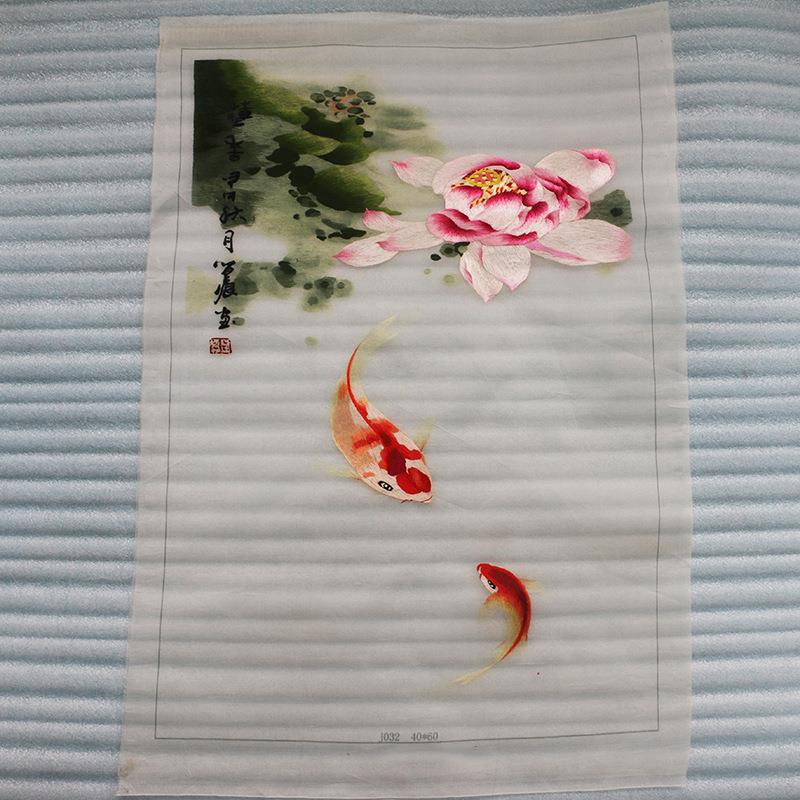 苏州白妹手工苏绣未装裱绣片鸟语花香装饰画手工苏绣绣片特色送礼