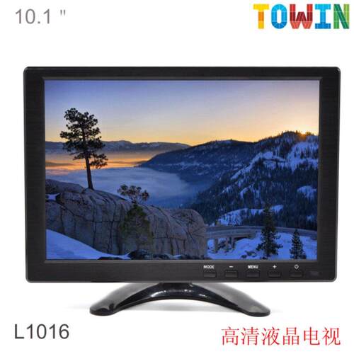 10吋1080P高清IPS液晶显示器 支援VGA HDMI车用萤幕 宽萤幕监视器