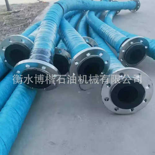 油田高压钢丝管 石油钻探胶管高压水龙带 由壬连接钻探耐磨胶管