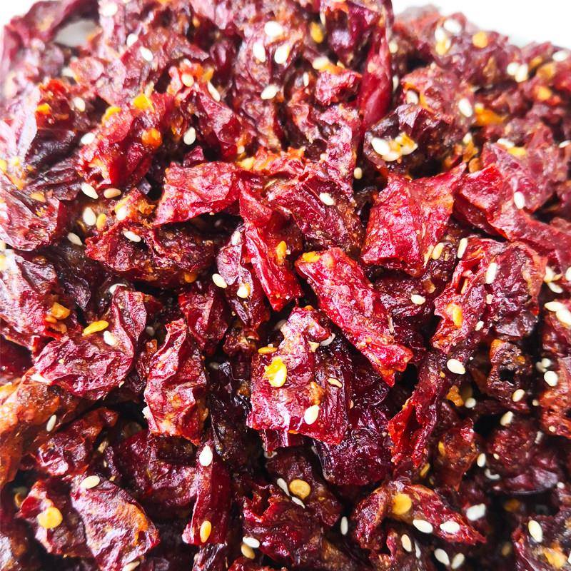 贵州毕节特产皱椒香酥辣椒零食小吃香脆辣香辣脆下羊肉粉面